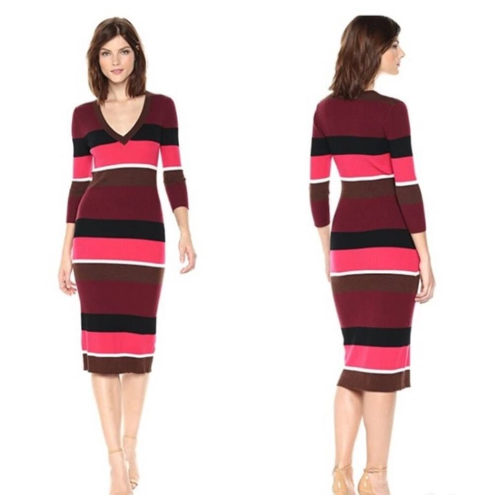 Trina Turk Women's 3/4 sleeve merino dress